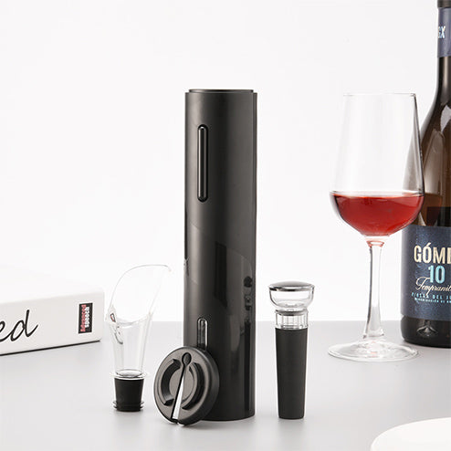 Electric wine opener set in ABS